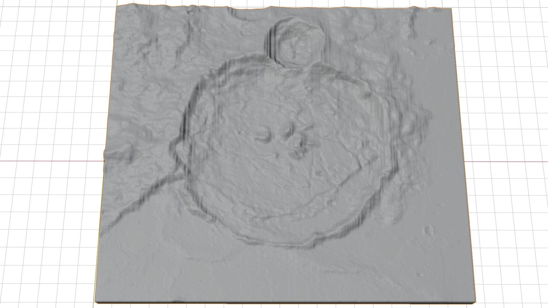 Moon Gassendi Crater